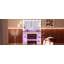Meuble-lavabo de 43,3 po avec grand miroir et ampoules Hollywood