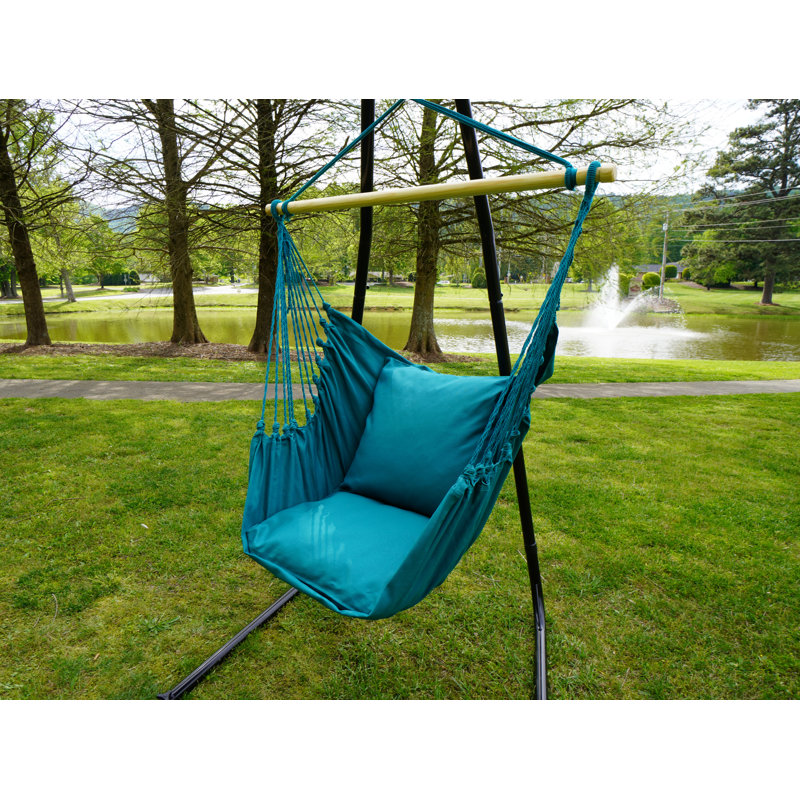 Chaise hamac Dijonay, Bleu sarcelle tropical