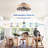 20" Farmhouse Reversible Ceiling Fan 