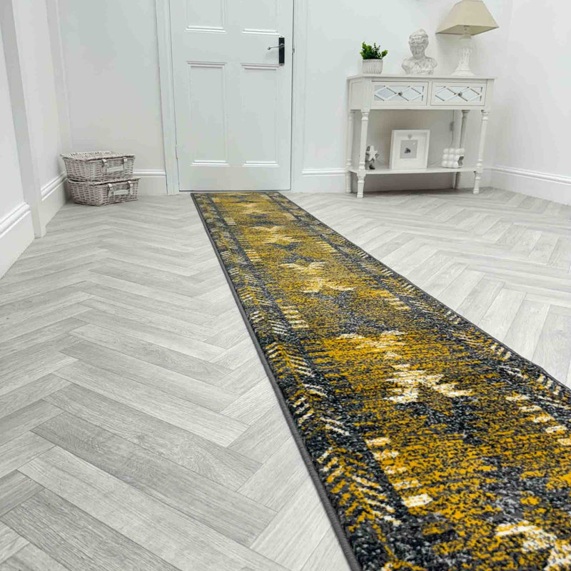 Runner Geometric Area Rug, Runner 60 x 150 cm