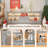 Silver Mirrored TV Stand