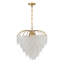 Boa 9-Light Chandelier in Warm Brass by Breegan Jane-478921247