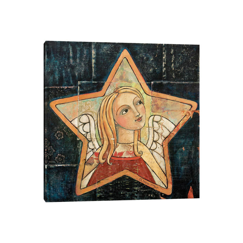 Closer To Heaven by Teresa Kogut - Painting on Canvas, 45.72 cm H x 45.72 cm W x 1.91 cm D, Wrapped Canvas