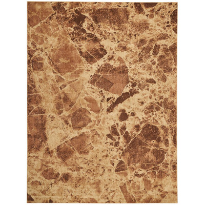 Tapis contemporain au lait Anastasia