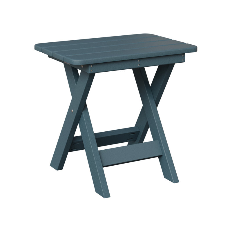 Outdoor Rectangle Side Table, Slate