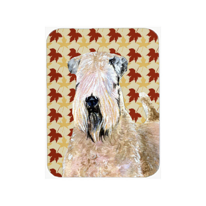East Urban Home Soft Coated Wheaten Terrier Portrait Glass Cutting Board