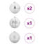 Christmas Bauble Set 4 pcs XXL-171283125