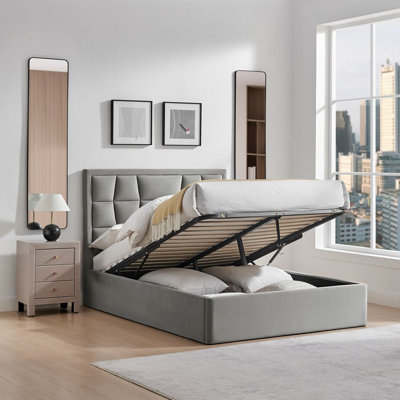 Upholstered Ottoman Storage Bed