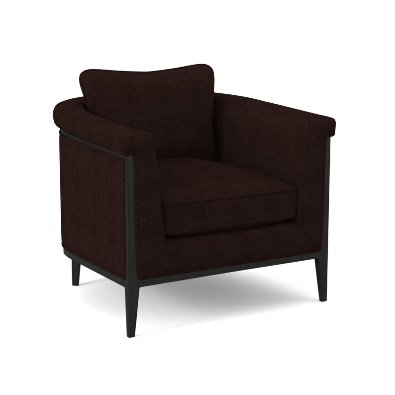Chalice Barrel Chair, Espresso, Margaret Mahogany