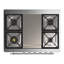 Majestic III Series 36 Inch Dual Fuel Range with 6 Sealed Burners, Griddle, in Glossy Black (Natural Gas, Brass Trim)-996369093-996369101-996369085