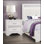 Table de chevet glamour avec tiroir à bijoux caché en feutre et finition scintillante, parfait pour un décor de chambre à coucher élégant