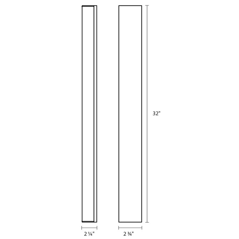 Counterpoint™ 1 - Light LED Bath Bar, Polished Chrome