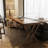 Walnut Rectangular Solid Wood desks-108224951