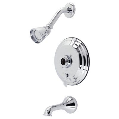 Kingston Brass Single-Handle Pressure Balanced Tub and Shower Faucet, Trim Only without Handle