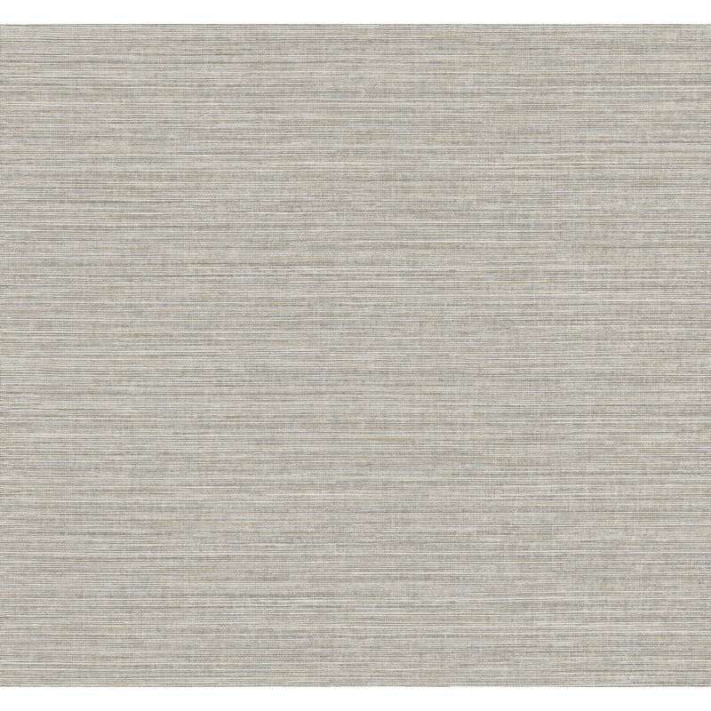 Rouleau de papier peint métallique l 27 pi x l 27 po traditionnel Ericson, Gris