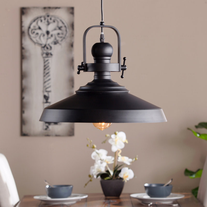 Lampe suspendue style industriel