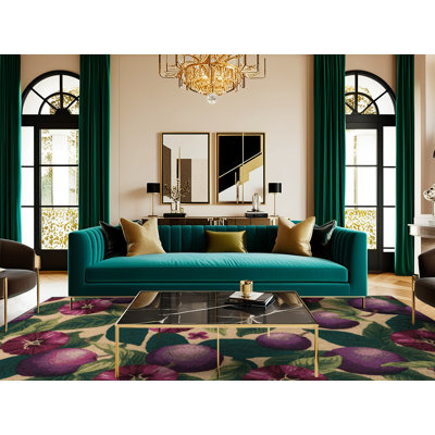  Tapis lavable hawaïen Fruit de la passion