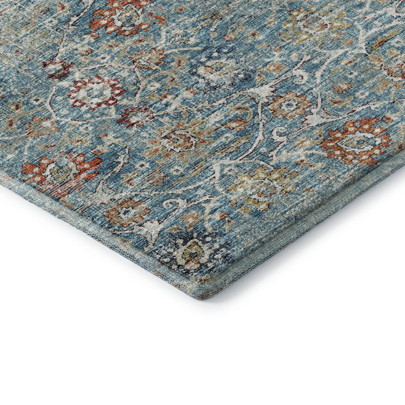 Premium Machine Washable Andreau AMF92 Multi Rug, Rectangle 3' x 5'