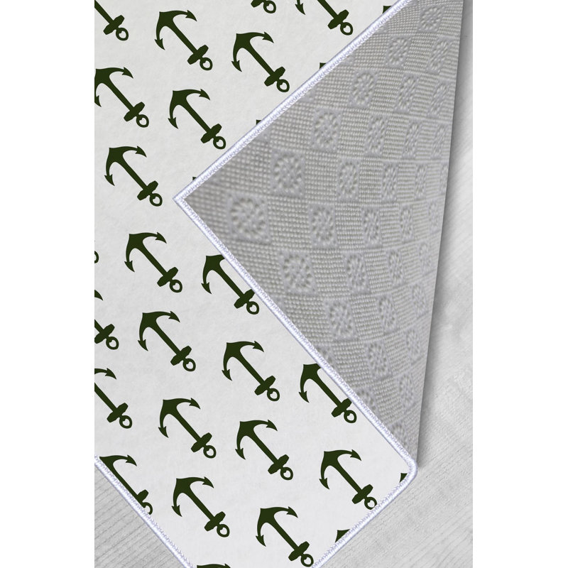 Premium Woven Area Rug, 5.2 x 7.5 Feet, 100% Polyester, Antibacterial, Non-Slip PVC Underside | 3D Digital Printed Design, 0.3 in Pile Height | Machine Washable, Ideal for Living Room & Bedroom Decor