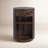Aviel Drum End Table with Storage