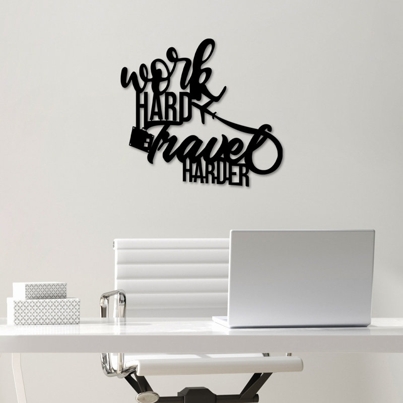 Stylish Black Decorative Metal Wall Accessory, 17.7 x 16.5 inches | 100% Metal Construction, Thickness: 0.06 inches | Lightweight at 1.2 lbs, Perfect for Home Decor & Modern Interiors, Durable & Elegant Design