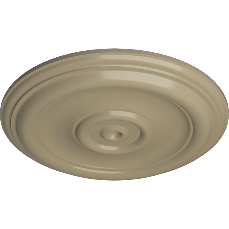 Médaillon de plafond traditionnel H 12 po x l 12 po x P 1 po, Désert de Gobi