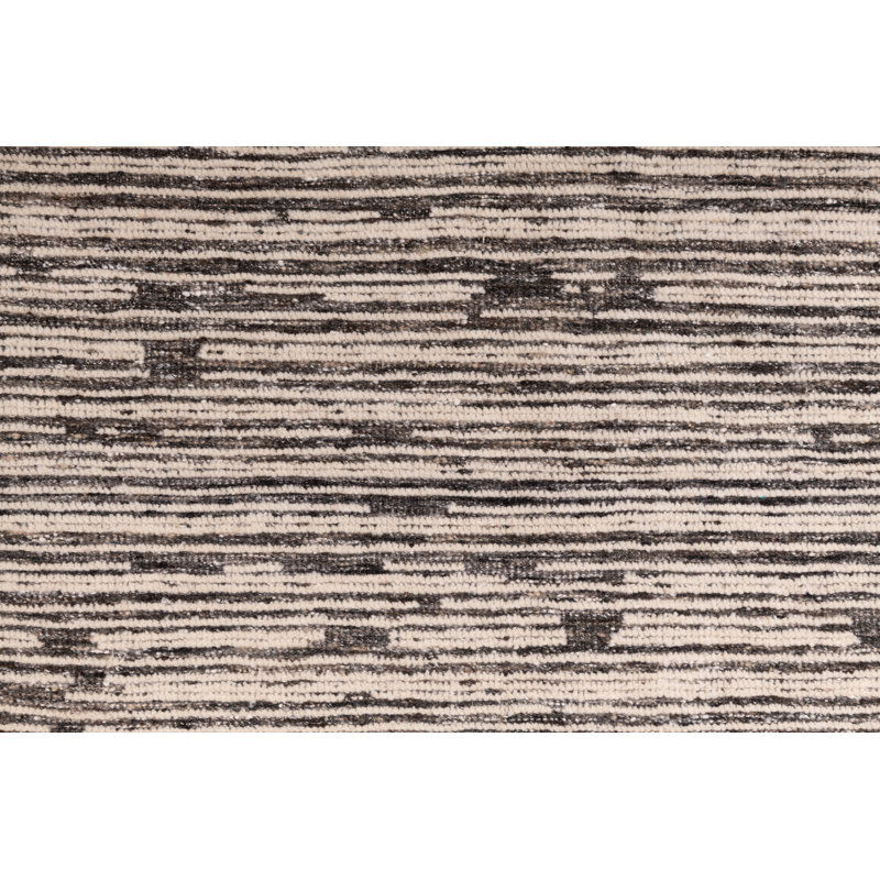 Paras Hand Knotted Khaki Area Rug, Rectangle 12' x 15'