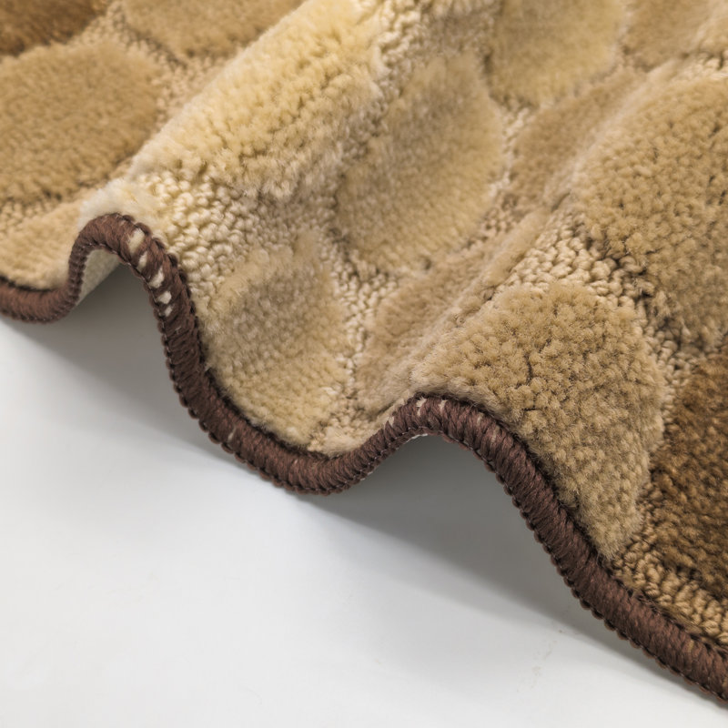 Kenery Hex Stripe Bath Set, Latte