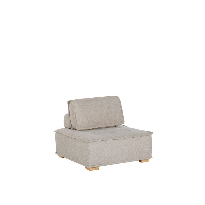 Domantas Upholstered Accent Chair, Beige