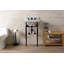 Lavabo de salle de bain rectangulaire en métal avec trop-plein Edwardian-81830047