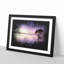 Tree Alone During a Purple Sunset - Picture Frame Graphic Art Print-56876502-56876498
