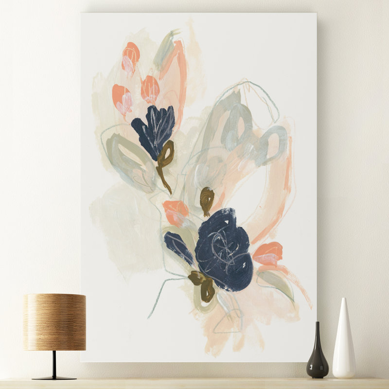 Posy Projection I - reproduction d'art sur toile, H 12 po x l 8 po x P 1 po, Toile tendue