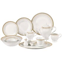 Ensemble de vaisselle LooMar - 32 pièces - 8 personnes - Porcelaine - Luxe  - Service