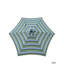 9FT UMBRELLA WITH LIGHT Red And Stripes-783571954
