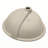 19"X16" White Ceramic Oval Undermount Bathroom Sink With Overflow