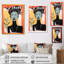 "Portrait d'art africain traditionnel noir et rose II"-642155885-642155884