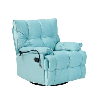 Cyan Soft Seat Single Chair , Armrest Tray For Ease Of Use, 150 Degrees Adjustable , Suitable Small Living Area, Solid Wood Frame Chair, And Hands, Ideal Rooms