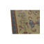 Hand-Knotted High-Quality Taupe and Blue Area Rug