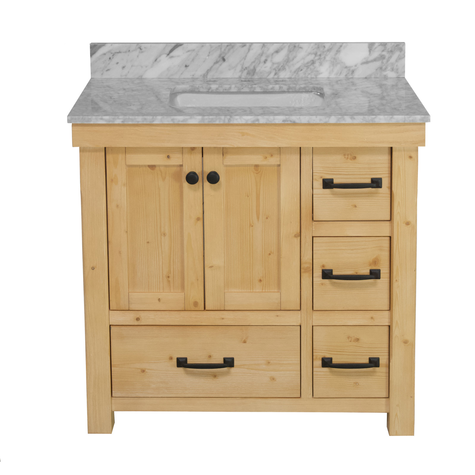 Galvan 36'' Single Bathroom Vanity, Drift Wood