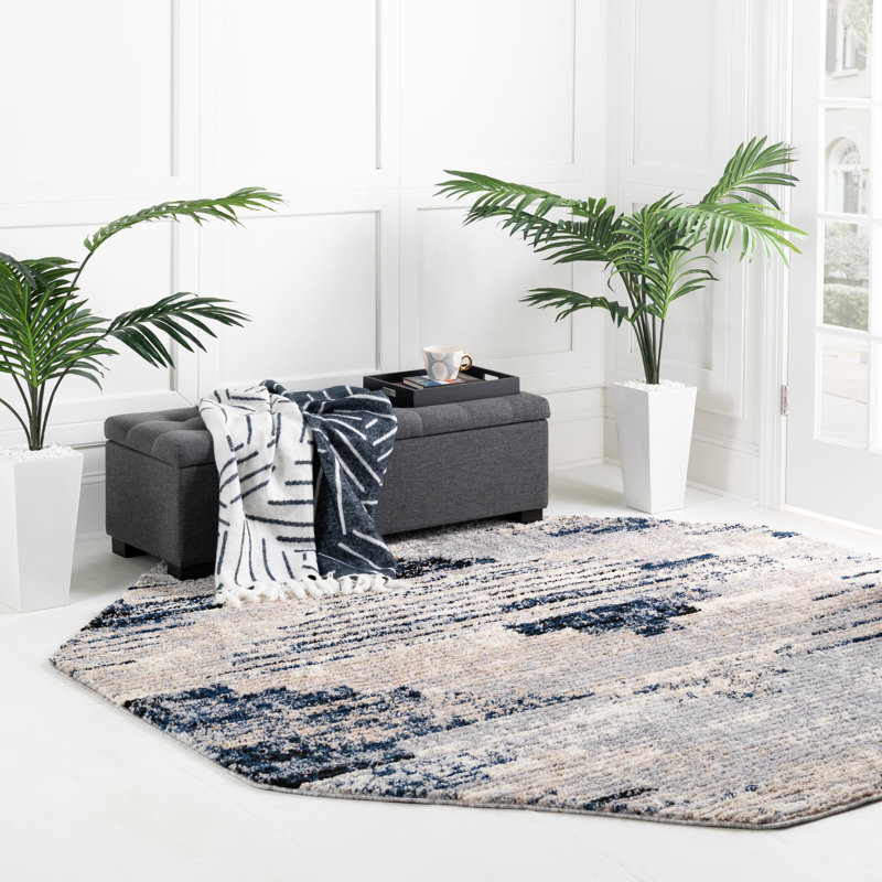 Tucson Geometric Indoor Rug, Octagon 7' x 7'