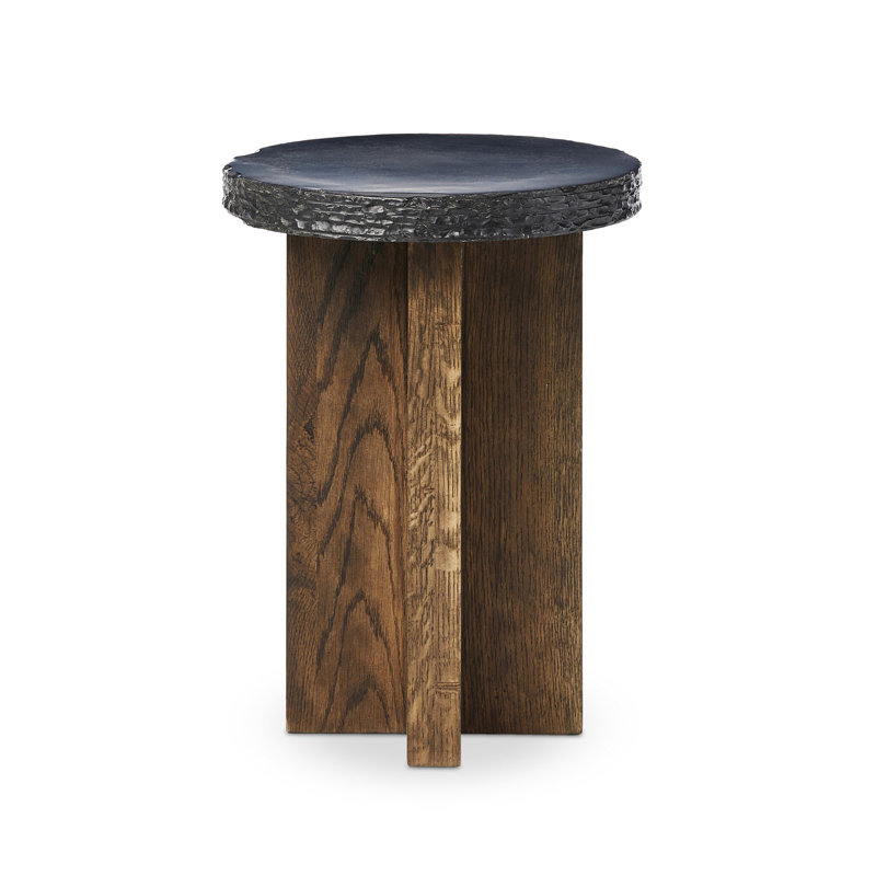 MEZES Stone End Table
