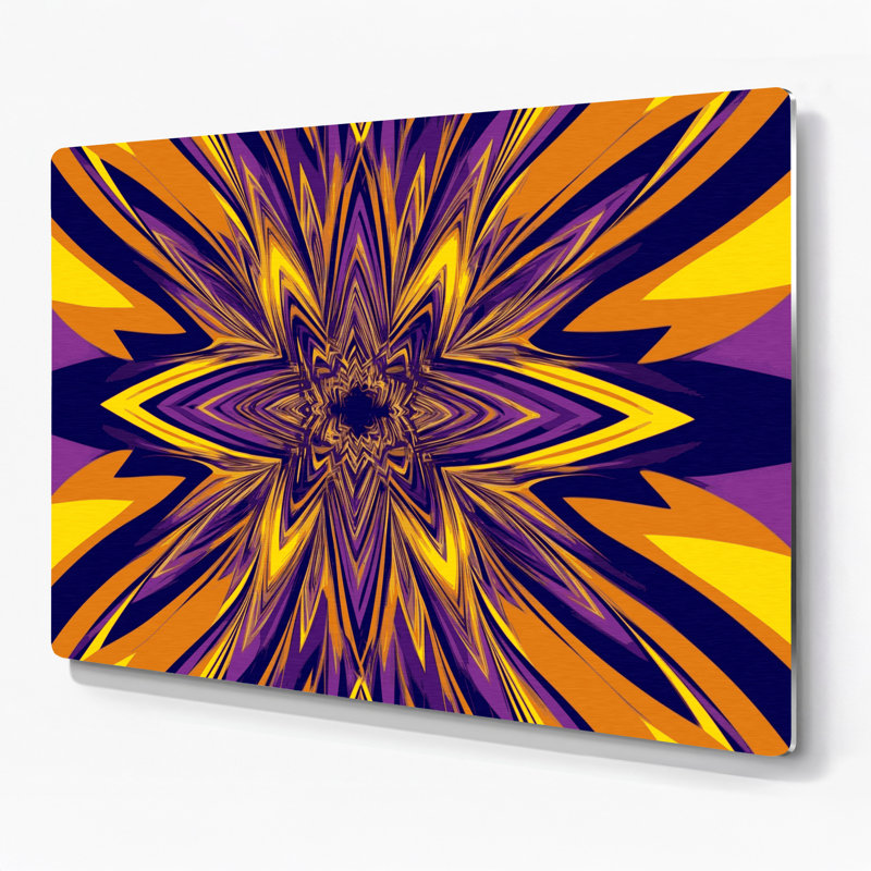 Art mural brun op Op 37, H 24 po x l 36 po