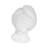White Abstract Female Torso Sculpture in Resin – Decorative Objects for Home Decor, Kitchen Decor, and Decorations for Living Room – Modern Statues, Figurine Accents, and Shelf Display – White-448681879