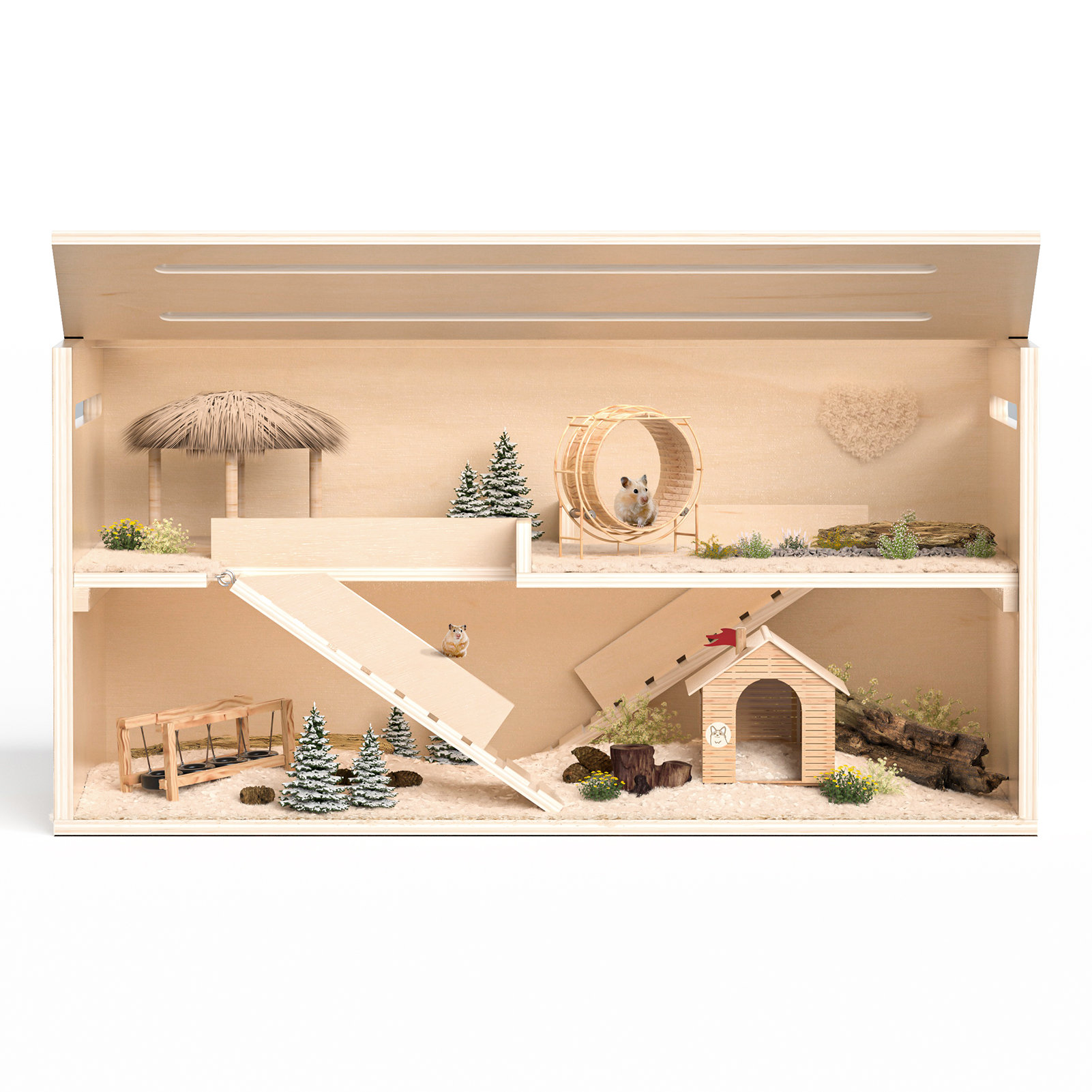 Archie Oscar™ Hamster Cage Chewproof, 40