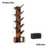 Tree-Shaped Bookshelf 9 Shelves + Drawer Base Retro Design Suitable For Study Bedroom Living Room Sturdy And Durable With Anti-Tipping Device.