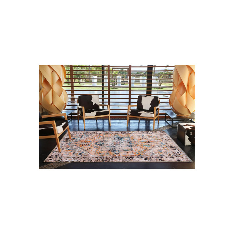 Tapis décoratif de couleur jaune diamant lavable à la machine, Carré 3 pi 3 po