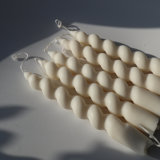 Set of 2 Twisted Taper Candles