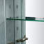 Armoire à pharmacie avec porte miroir et tablettes réglables en verre Adelita-593304792-653474486