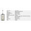 8 - Luminaire suspendu noir mat pour le salon