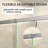 44-48＂W X 71＂H Pivot Swing Semi-Frameless Shower Door With 1/4＂(6Mm) Tempered Glass-112577079